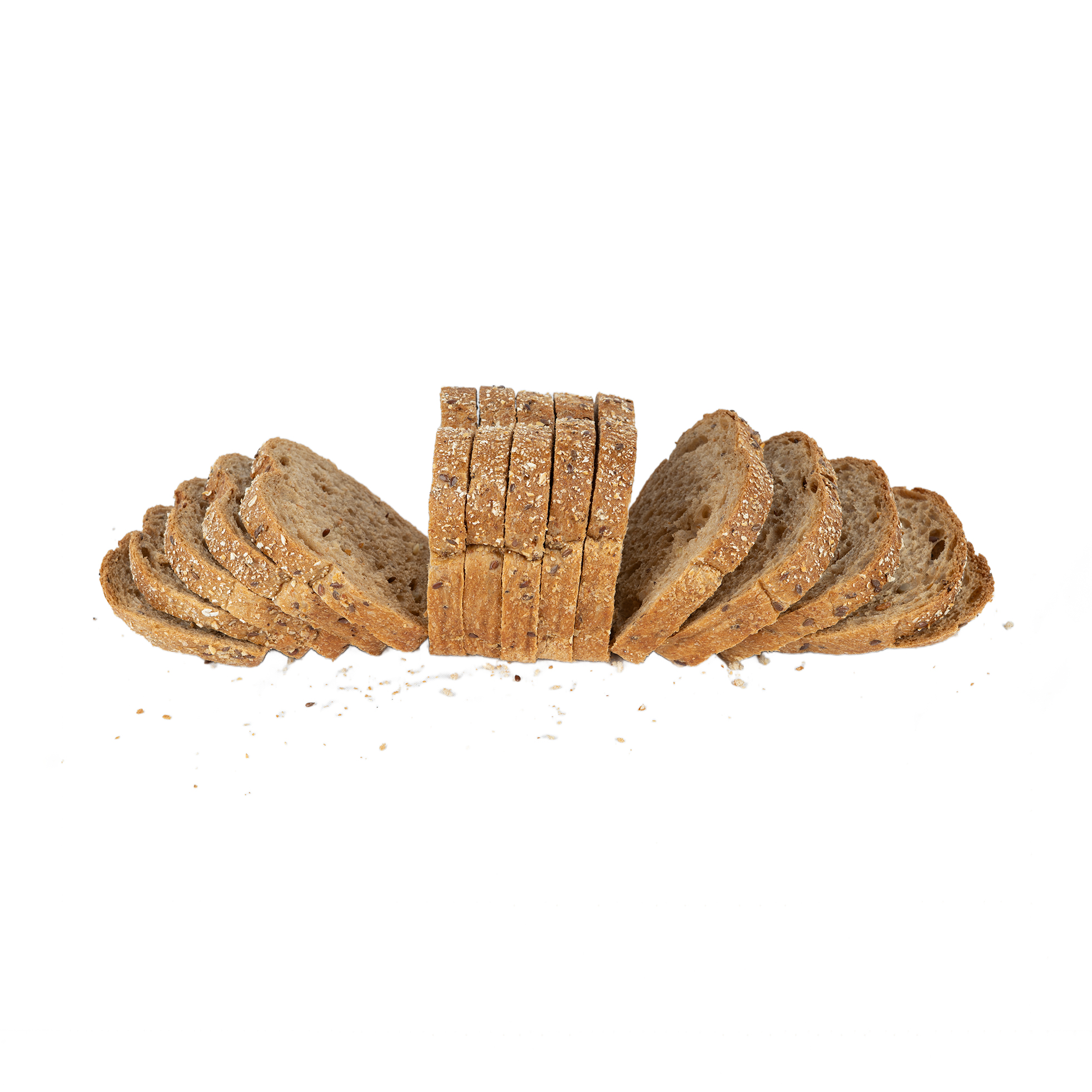 Pan de molde con harinas de multicereales elaborado con masa madre