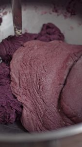 Pie de masa madre para la elaboración de los rollos de mosto