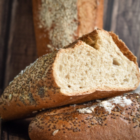 Pan de harina integral elaborado con masa madre